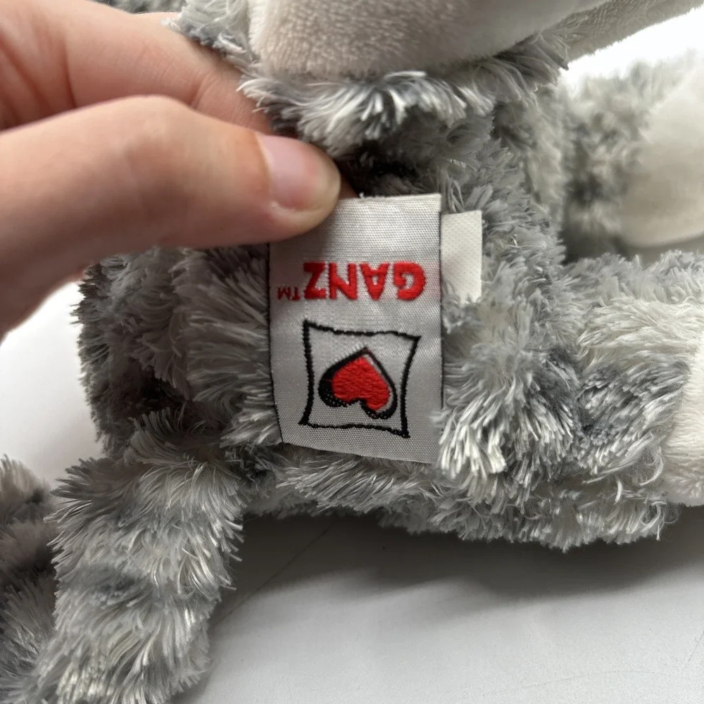 Webkinz Ganz Cheeky Cat Sterling Gray Stripe HM496 No Code Great Condition‎